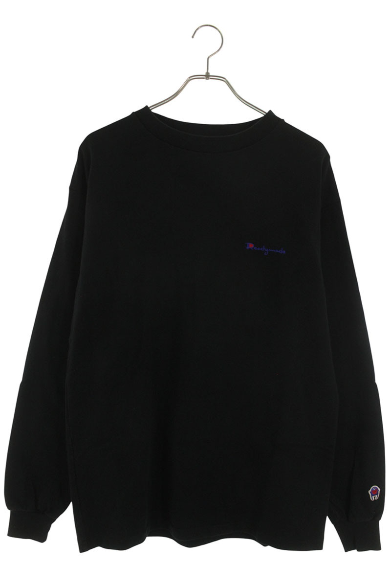 成人女性御手伝いさん READYMADE 大きさ:L  RE-CO-BK-00-00-200 PIONCHAM T-SHIRT長袖カットソー(黒いこと)【502062】【BS99】【メンズ】【中古】bb459#rinkan*B