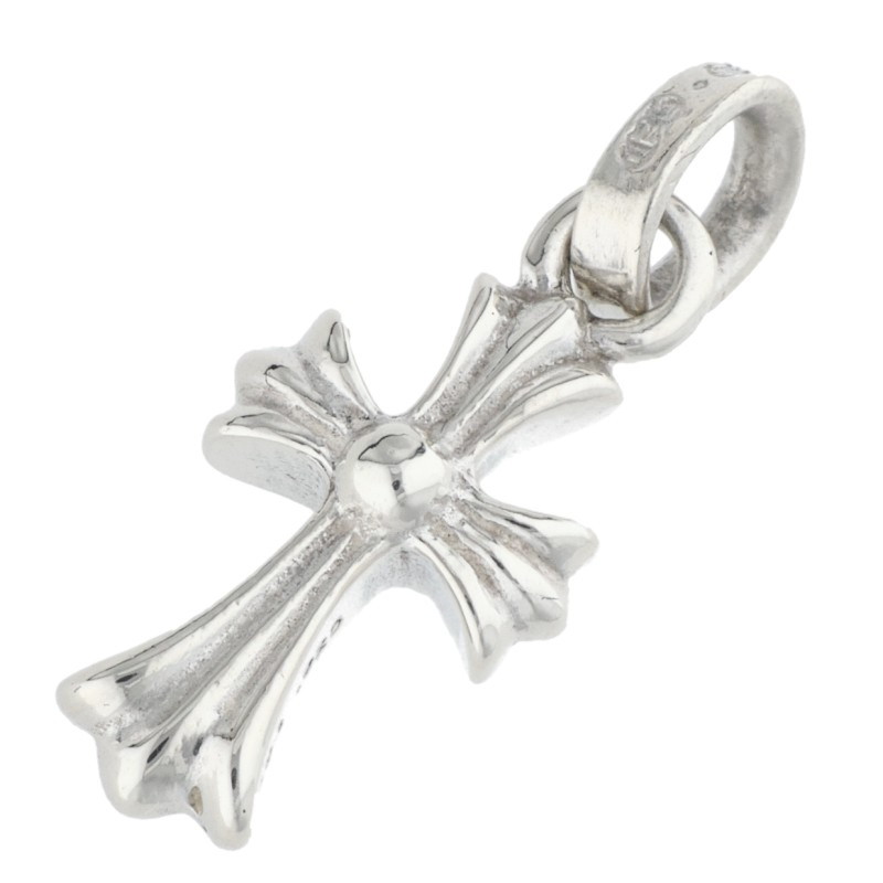 クロムハーツ Chrome Hearts　 CRS BBYFAT ベイビーファット チャーム シルバーネックレストップ(シルバー 2.28g)【602062】【GZ11】【小物】【中古】bb409#rinkan*B