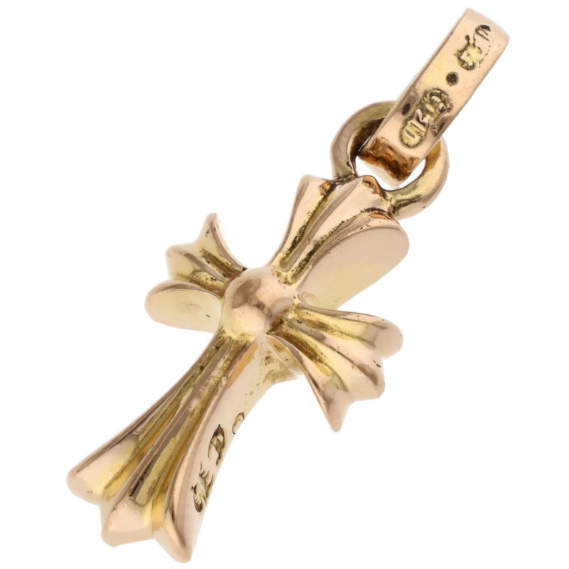 クロムハーツ Chrome Hearts   22K CRS BBYFAT 22Kベイビーファット 引きつける ゴールド首飾りとっ始め(黄色ゴールド 3.72g)【802062】【SS07】【小物】【中古】bb409#rinkan*B
