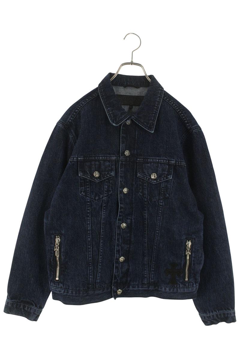 楽天市場】CHROME HEARTS DENIM JACKET BLACK クロムハーツ デニム