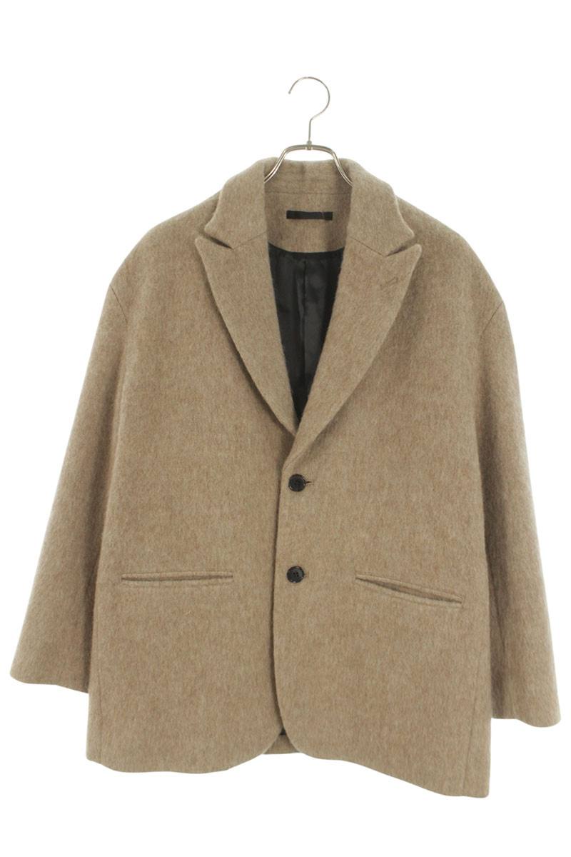 ユハ JUHA　サイズ:3 MOHAIR SHAGGY LONG JACKET 10220301 モヘア2Bジャケット(ベージュ)【902062】【BS99】【メンズ】【中古】bb177#rinkan*C｜RINKAN