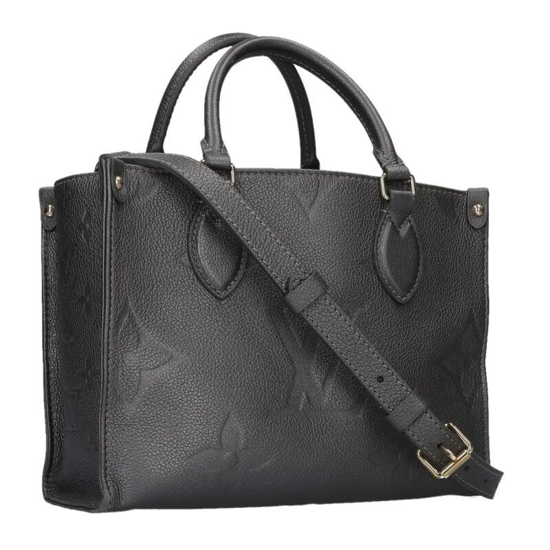 ルイヴィトン LOUISVUITTON 大きさ:PM  M12886 モノグラム アン工業プラント オンザゴーPM モノグラムなめし革2WAYハンドバック(薄墨色)【602062】【OM10】【小物】【中古】bb420#rinkan*B