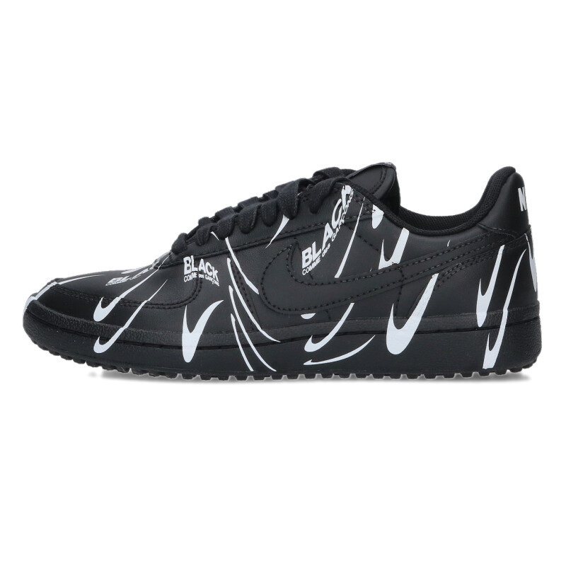 ナイキ NIKE　 サイズ:23cm FIELD GENERAL 82 SP CDG IM7417-001 フィールドジェネラルローカットスニーカー(ブラック×ホワイト)【103062】【BS99】【レディース】【小物】【中古】bb205#rinkan*B