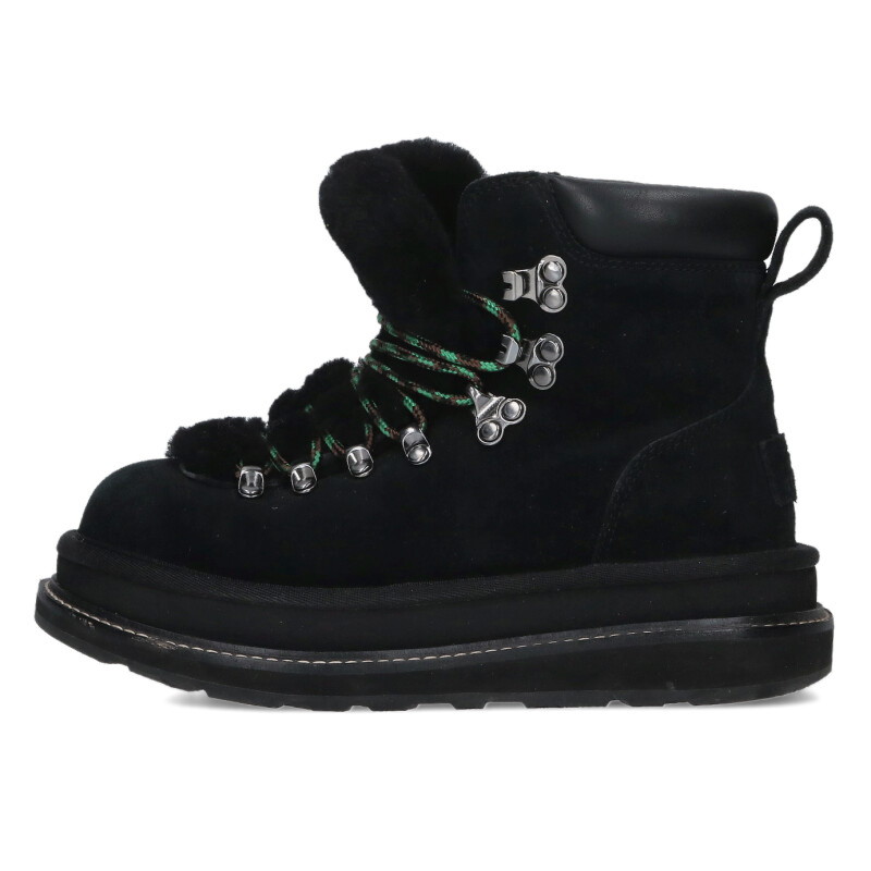 アグ UGG ×サカイ Sacai サイズ:36/22cm Hiker 1178390 ムートンブーツ(ブラック)【412062】【BS99】【レディース】【小物】【中古】bb205#rinkan*B|RINKAN
