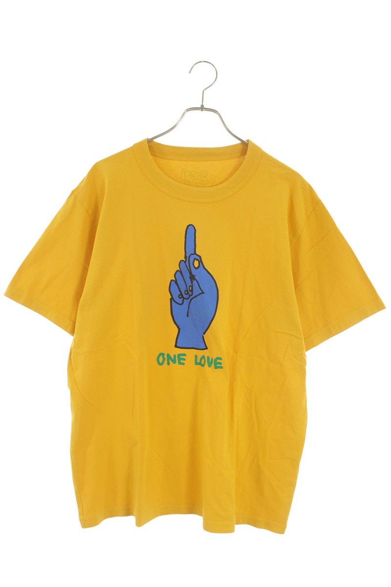 サカイ Sacai　 サイズ:4 24-0817S ゴンズプリントTシャツ(イエロー)【012062】【BS99】【メンズ】【中古】bb187#rinkan*B