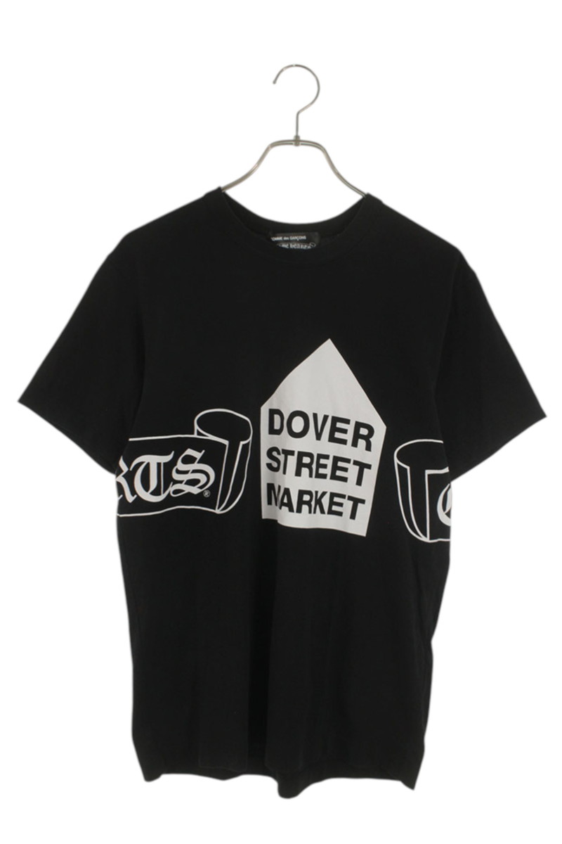 クロムハーツ Chrome Hearts　 ×コムデギャルソン COMME des GARCONS サイズ:M CH T-SHRT LTD ZI-T001 DSMG限定ラベルプリントTシャツ(ブラック)【012062】【OS06】【メンズ】【中古】bb453#rinkan*B