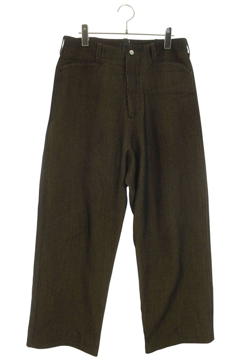 オマールアフリディ Omar Afridi サイズ:44 TROTTI BAGGY TROUSERS バギートラウザーロングパンツ(イエロー調)【212062】【BS55】【メンズ】【中古】bb177#rinkan*B|RINKAN