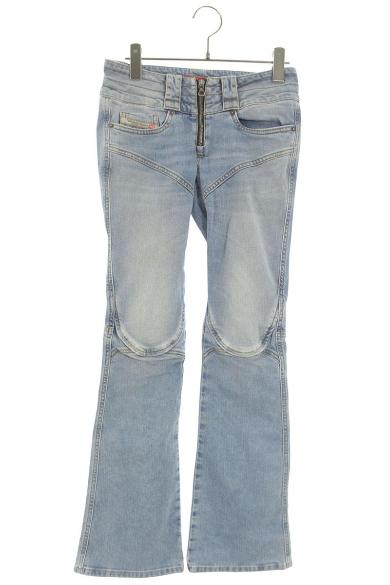 ディーゼル DIESEL　 サイズ:23インチ A13443 バイカーフレアデニムパンツ(インディゴ)【212062】【BS99】【レディース】【中古】bb78#rinkan*B 8,527円