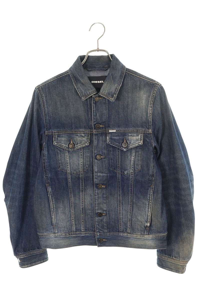 ディーゼル DIESEL 大きさ:M  d-ASHTON-T ジーンズ上衣(インディゴ)【103062】【BS99】【メンズ】【中古】bb334#rinkan*B