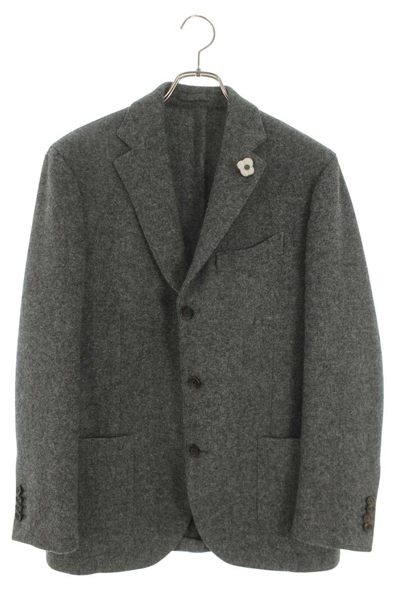 ラルディーニ lardini　サイズ:50 39598 ウールジャケット(グレー)【712062】【BS99】【メンズ】【中古】bb187#rinkan*B｜RINKAN