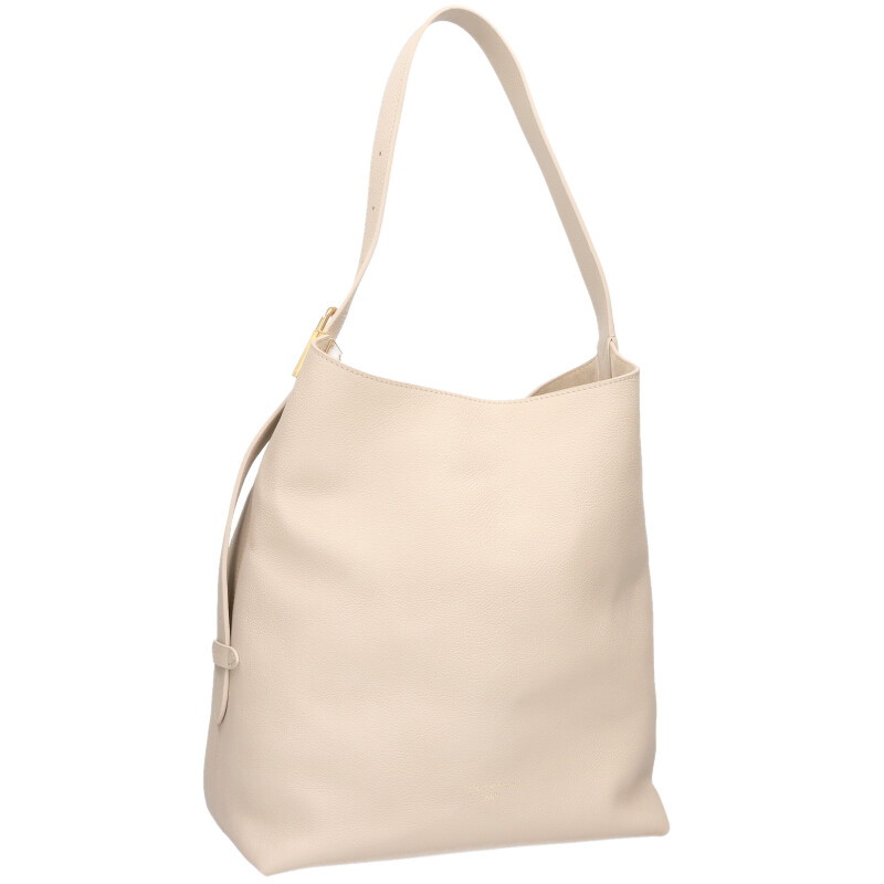 ルイヴィトン LOUISVUITTON サイズ:MM  M25022 ロウキー・ホーボー MM パドロックストラップグレインカーフレザーショルダーバッグ(ベージュ×ゴールド)【522062】【BS99】【小物】【中古】bb51#rinkan*B