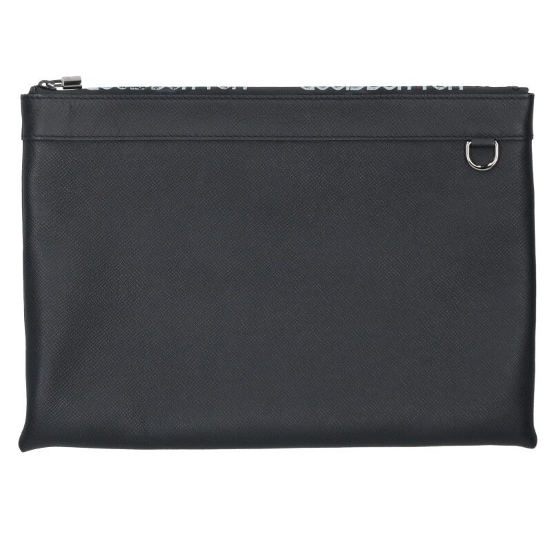 ルイヴィトン LOUISVUITTON　 M30086 タイガ ポシェットアポロ レザークラッチバッグ(ブラック)【103062】【BS99】【小物】【中古】bb223#rinkan*B