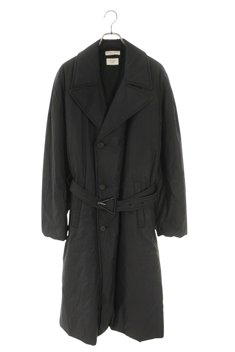 ボッテガヴェネタ BOTTEGA VENETA 大きさ:46  20SS  611052 VKOK0 中綿トレンチコート(黒いこと)【103062】【BS99】【メンズ】【中古】bb87#rinkan*C