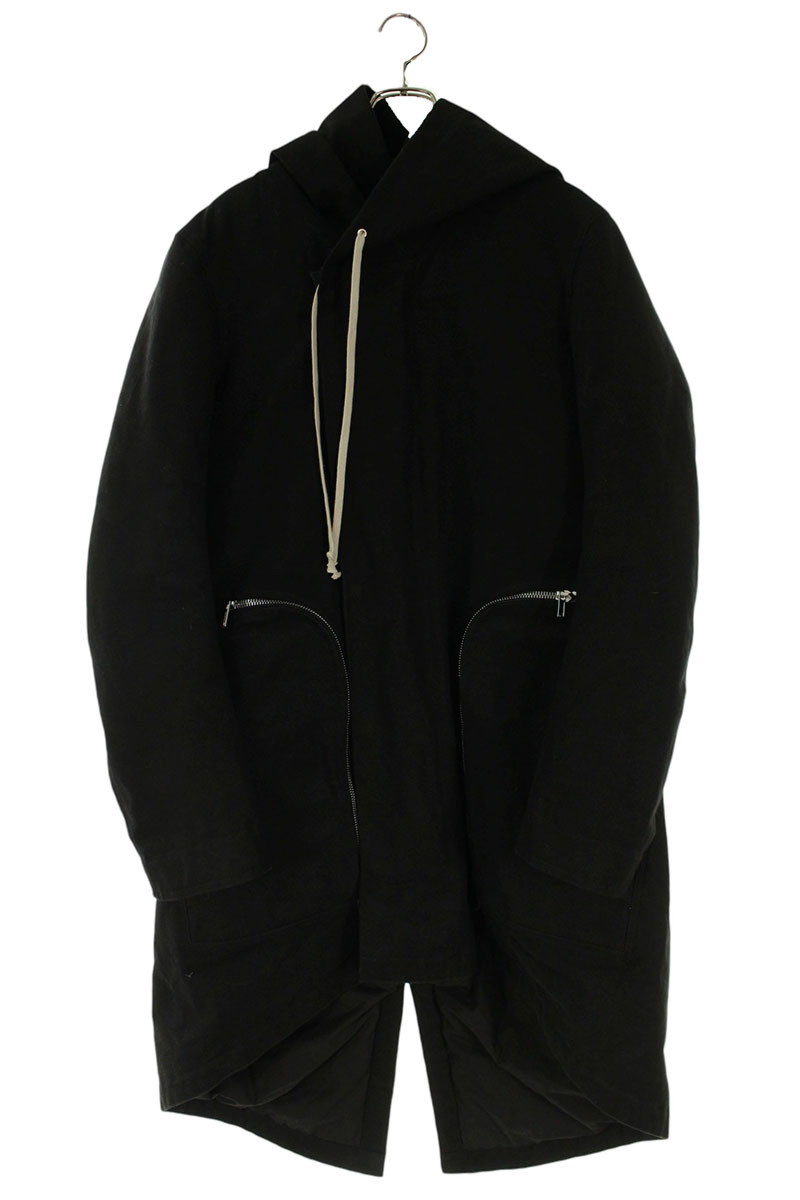 リックオウエンス Rick Owens　 サイズ:48 リックオウエンス BAUHAUS FISHTAIL RU02C7971-MO バウハウスフィッシュテイルモッズコート(ブラック)【712062】【SS13】【メンズ】【中古】bb411#rinkan*B
