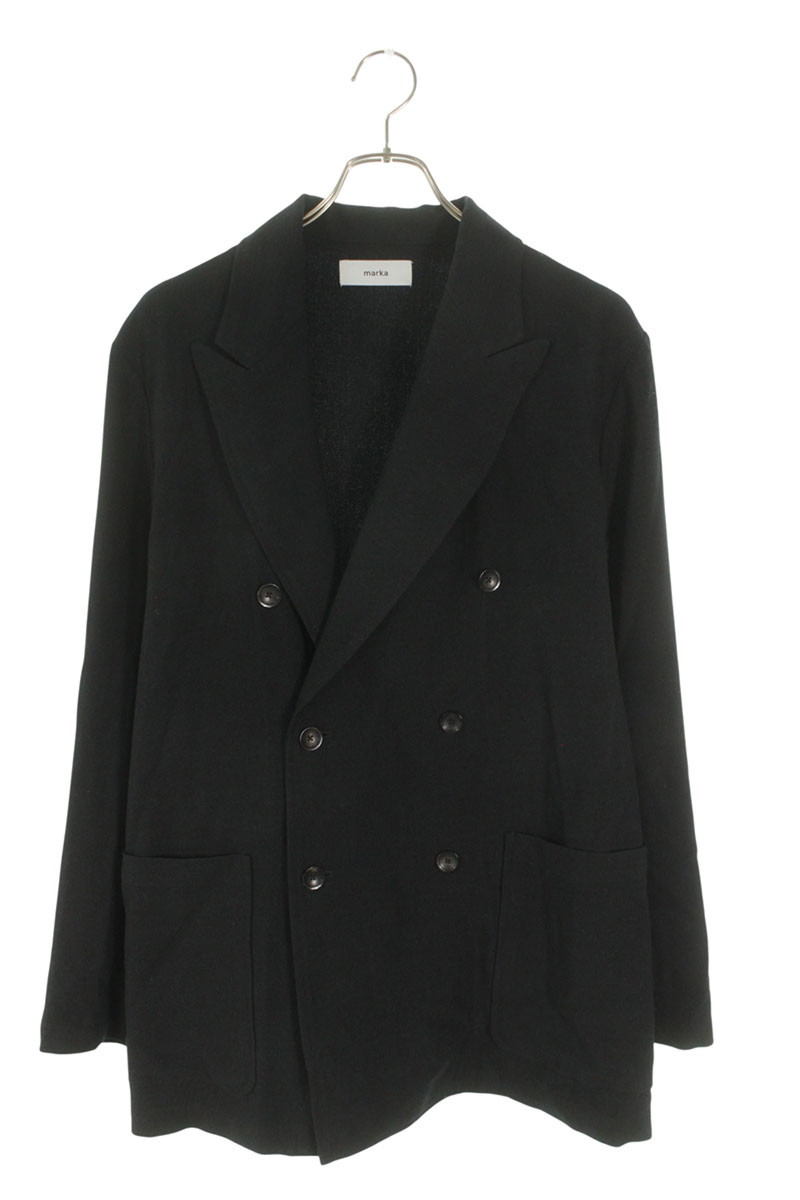 目じるし marka 大きさ:3  M24F10JK02C ウールサージシャツジャケット(黒いこと)【103062】【BS99】【メンズ】【中古】bb187#rinkan*B