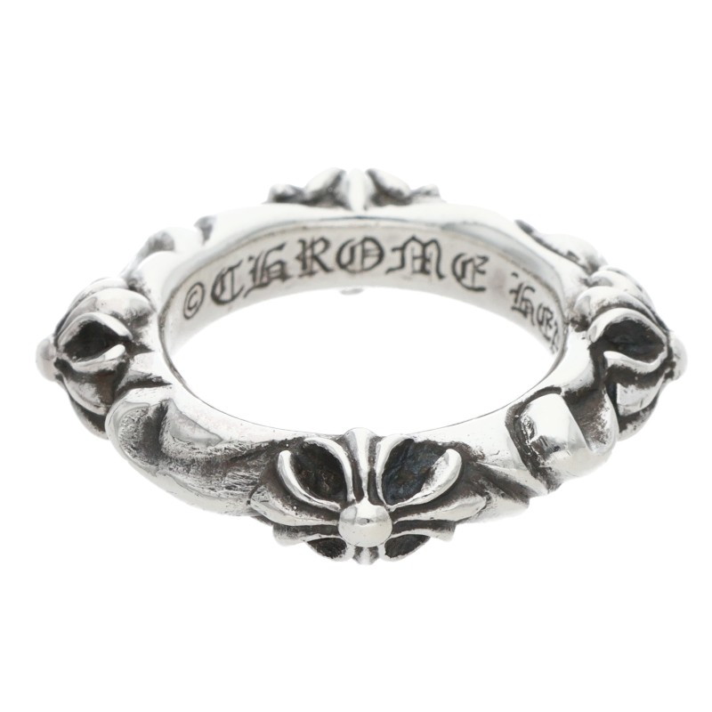 クロムハーツ Chrome Hearts サイズ:7号  SBT BAND SBTバンド シルバーリング(シルバー 7.19g)【122062】【NO05】【小物】【中古】bb14#rinkan*B