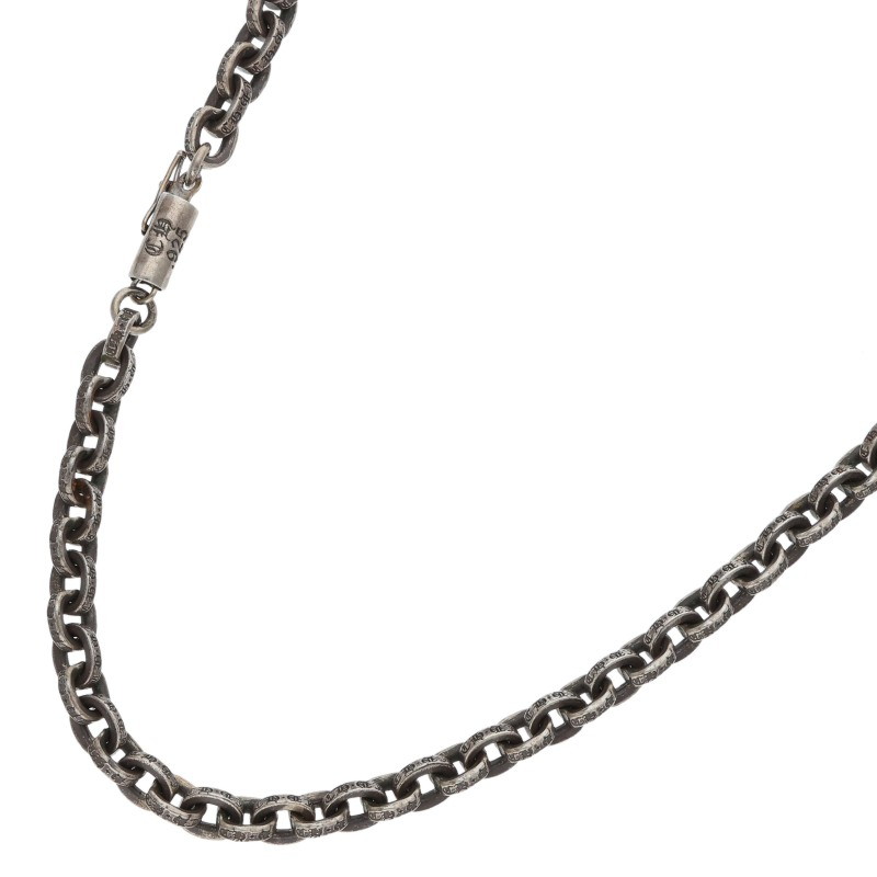 クロムハーツ Chrome Hearts　 サイズ:30inch PAPER CHAIN 30 ペーパーチェーン30inch シルバーネックレス(シルバー 57.34g)【912062】【SJ02】【小物】【中古】bb17#rinkan*B