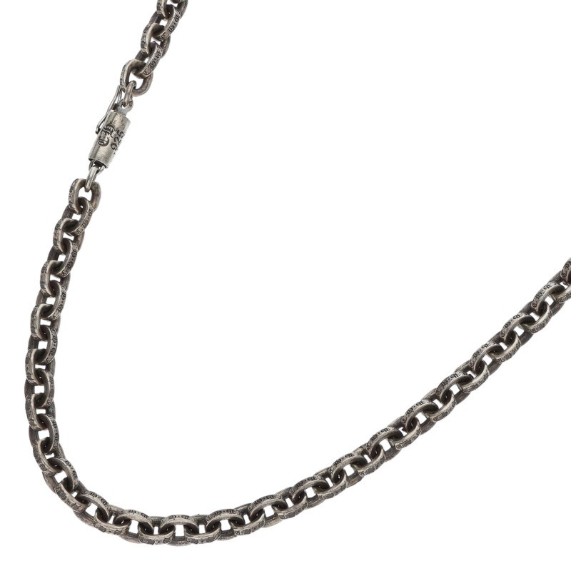クロムハーツ Chrome Hearts　 サイズ:30inch PAPER CHAIN 30 ペーパーチェーン30inch シルバーネックレス(シルバー 56.33g)【912062】【SJ02】【小物】【中古】bb17#rinkan*B