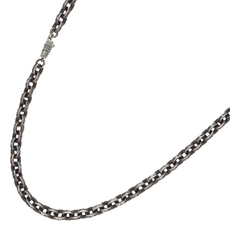 クロムハーツ Chrome Hearts　 サイズ:30inch PAPER CHAIN 30 ペーパーチェーン30inch シルバーネックレス(シルバー 64.06g)【912062】【SJ02】【小物】【中古】bb17#rinkan*B