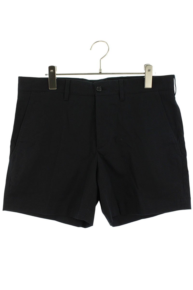 プラダ PRADA 大きさ:46  SPE22 コットンストレッチショートパンツ(黒いこと)【103062】【BS99】【メンズ】【中古】bb51#rinkan*B
