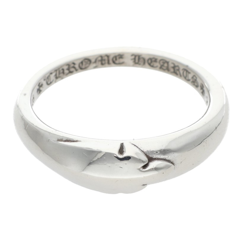 クロムハーツ Chrome Hearts 大きさ:18号  BABY CLSC ベイビークラシックフレアニー しろがね色輪っか(しろがね色 5.46g)【105062】【HJ12】【小物】【中古】bb92#rinkan*B