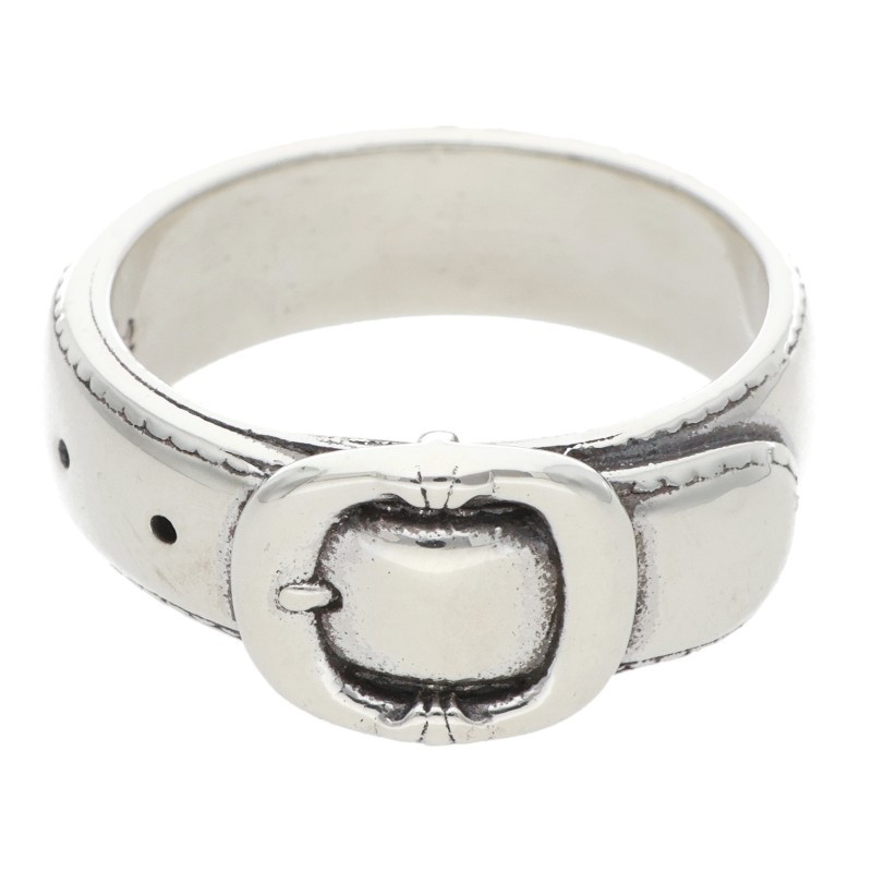 クロムハーツ Chrome Hearts 大きさ:14号  BELTED GUNSLINGER SML ベルテッドガンスリンガー スモールシルバーリング(しろがね色 6.86g)【422062】【NO05】【小物】【中古】bb170#rinkan*B