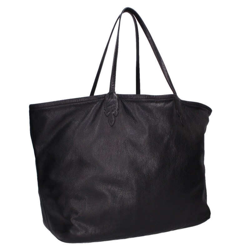 クロムハーツ Chrome Hearts   LUCILLE BAG ルシール レザートートバッグ(黒いこと)【222062】【os06】【小物】【中古】bb18#rinkan*B