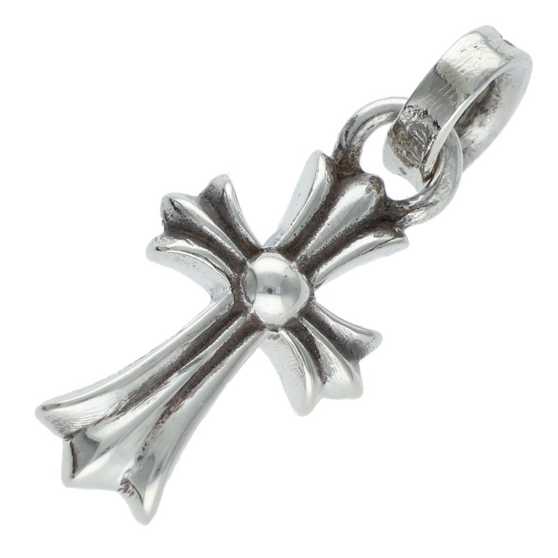 クロムハーツ Chrome Hearts　 CRS BBYFAT ベイビーファット チャーム シルバーネックレストップ(シルバー 2.16g)【322062】【SS07】【小物】【中古】bb409#rinkan*B