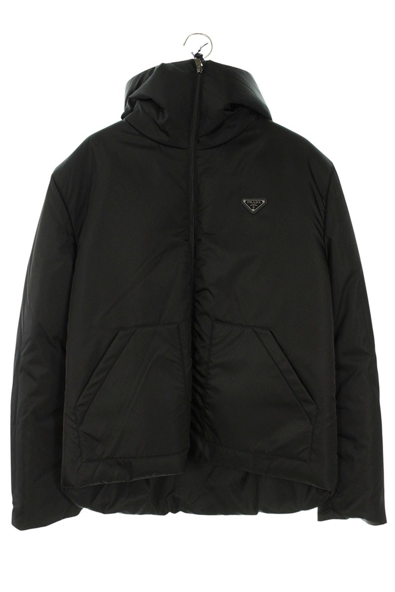 楽天市場】プラダ PRADA サイズ:46 SGH052 ロゴプレート中綿テクニカル