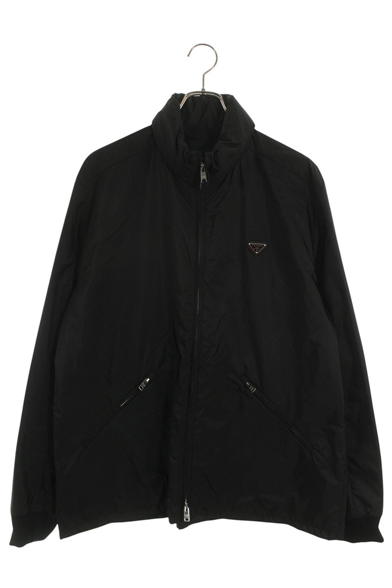プラダ PRADA 大きさ:48  SGD107 Re-Nylonボンネット付き添い人上衣(黒いこと)【422062】【SS13】【メンズ】【新古品】bb78#rinkan*N