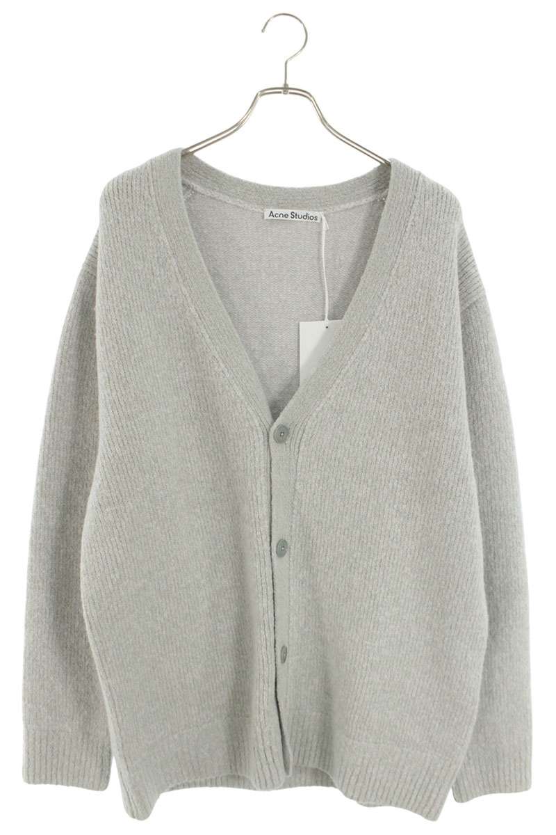 アクネストゥディオズ ACNE STUDIOS　 サイズ:M FN-MN-KNIT000440 ブレンドウールカーディガン(グレー)【422062】【SB01】【メンズ】【新古品】bb78#rinkan*N