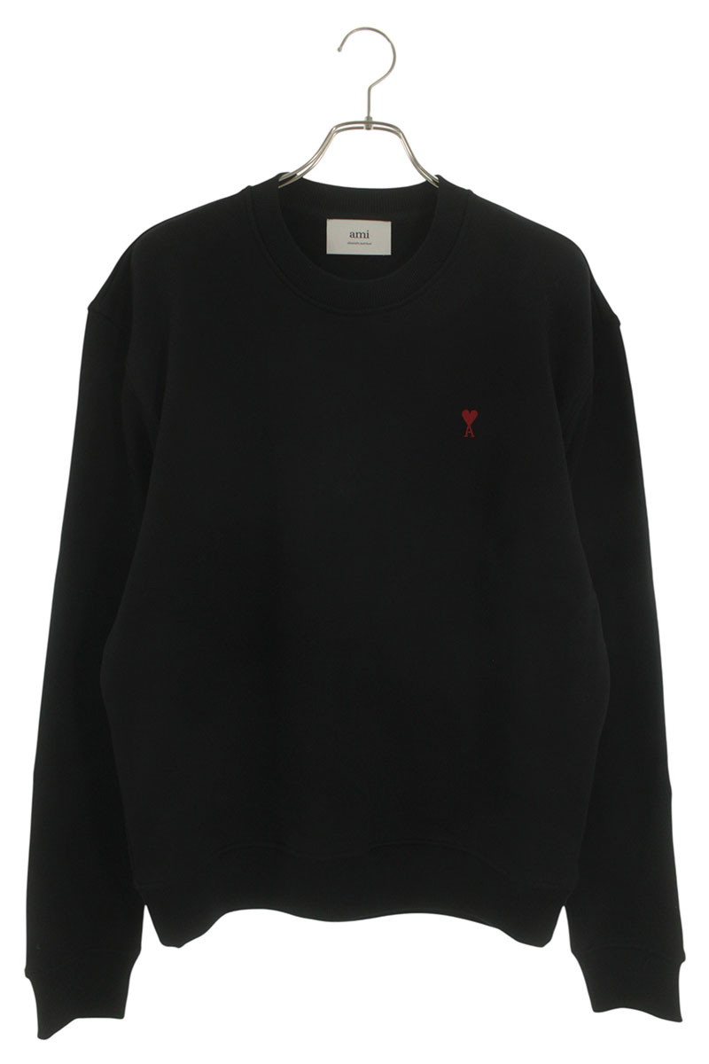 アミアレクサンドルマテュッシ AMI Alexandre Mattiussi 大きさ:XL  26SS  BFUSW035730 ハート型A刺しゅう汗水(黒いこと)【522062】【OM10】【メンズ】【新古品】bb78#rinkan*N