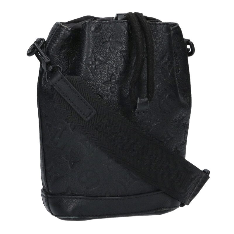 ルイヴィトン LOUISVUITTON　 M82248 ノエ スリング モノグラムシャドウレザーショルダーバッグ(ブラック)【522062】【SB01】【小物】【中古】bb433#rinkan*B