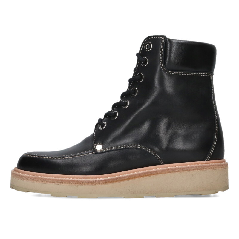 エルメス HERMES　 サイズ:39 レザーショートブーツ(ブラック)【103062】【BS99】【メンズ】【小物】【中古】bb78#rinkan*B