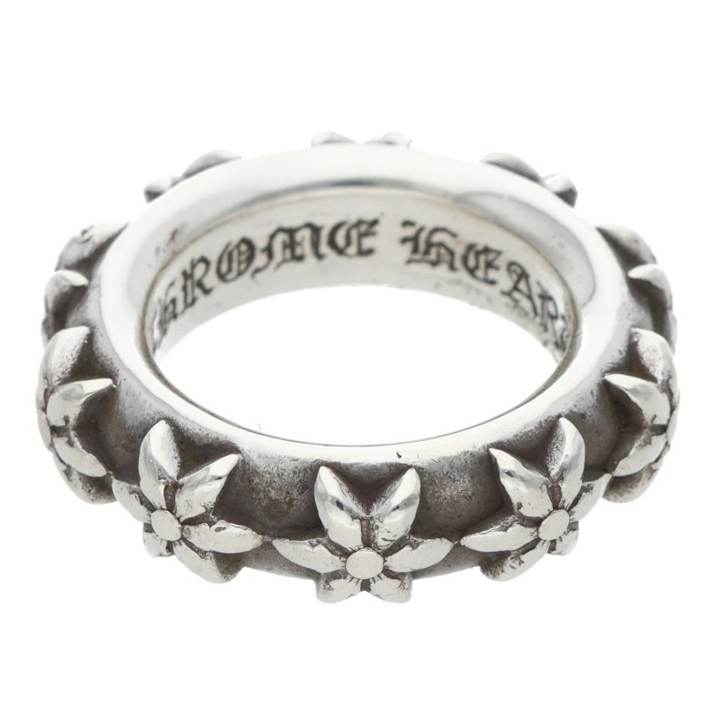 クロムハーツ Chrome Hearts 大きさ:6.5号  STAR BAND はやりっ児ダンス楽隊 しろがね色輪っか(しろがね色 10.31g)【105062】【HJ12】【小物】【中古】bb92#rinkan*B