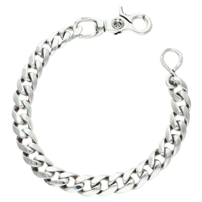 クロムハーツ Chrome Hearts　サイズ:ショート CLASSIC SHORT-S 1クリップショートクラシック シルバーウォレットチェーン(シルバー 175.21g)【103062】【SJ02】【小物】【中古】bb33#rinkan*B ｜RINKAN