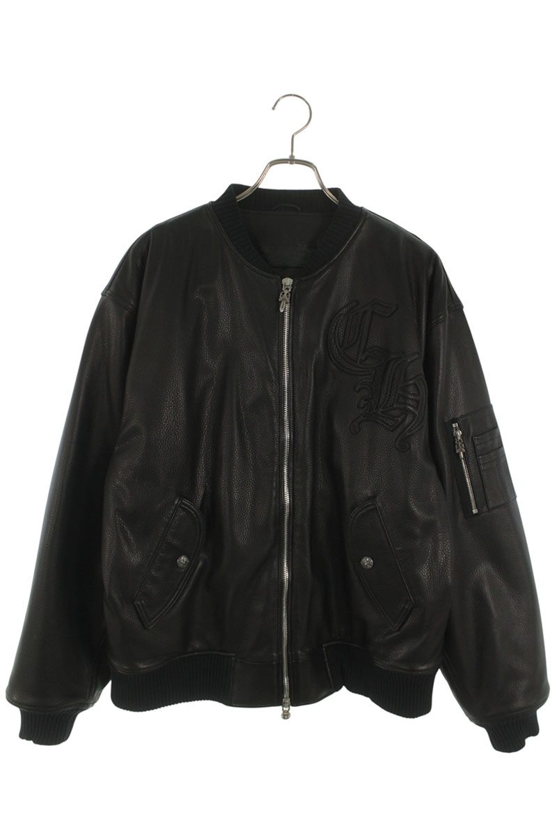 クロムハーツ Chrome Hearts JKT GRP NOT BOMBER CHワッペン