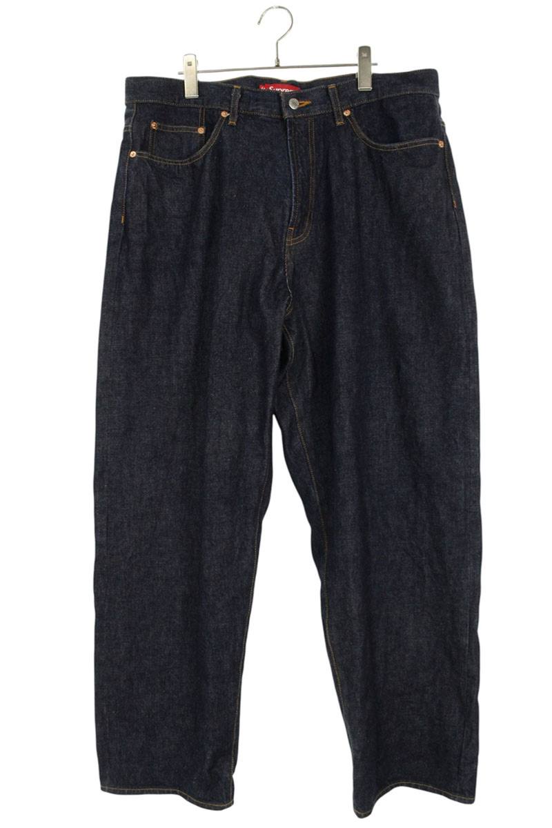 シュプリーム SUPREME サイズ:36インチ Baggy Jean クラシックロゴバギーデニムパンツ(インディゴ)【203062】【BS99】【メンズ】【中古】bb315#rinkan*A|RINKAN