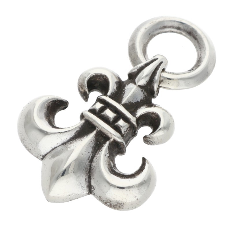 クロムハーツ Chrome Hearts   BS FLUER CHARM BS太陽面爆発惹き付ける 惹き付ける しろがね色頸飾りいの一番(しろがね色 7.47g)【105062】【HJ12】【小物】【中古】bb377#rinkan*B