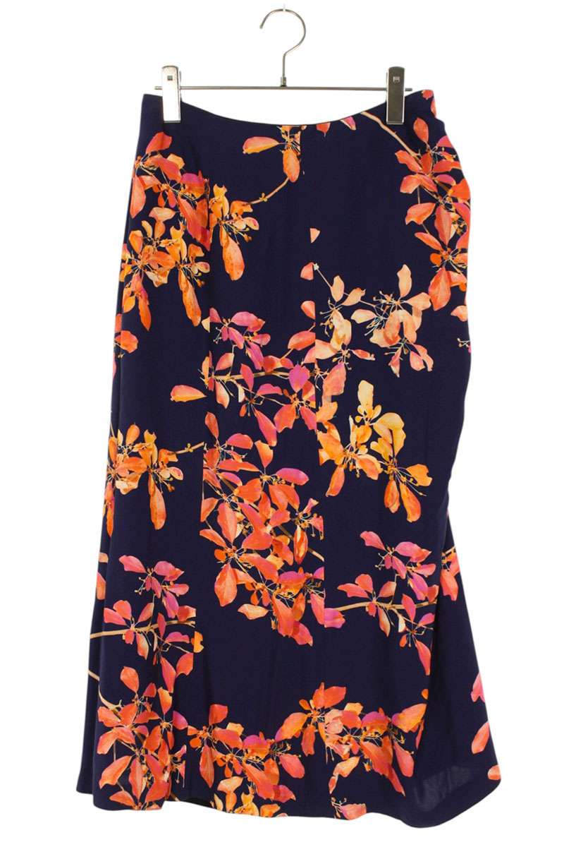ドリスヴァンノッテン DRIES VAN NOTEN サイズ:36 19AW フラワー総柄スカート(パープル調×ピンク調)【203062】【BS99】【レディース】【中古】bb326#rinkan*B|RINKAN