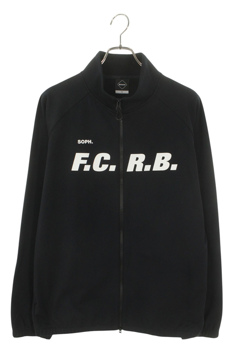 エフシーアールビー F.C.R.B.　 サイズ:XL FCRB-242040 PDK JACKET ロゴプリントジャケットブルゾン(ブラック)【103062】【BS99】【メンズ】【中古】bb187#rinkan*B