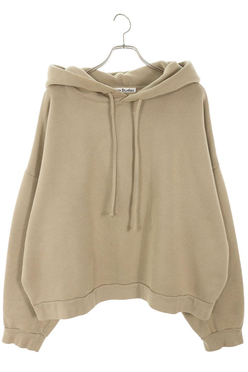 アクネストゥディオズ ACNE STUDIOS　 サイズ:M FN-UX-SWEA000019 バックラバーロゴボクシーフィットパーカー(ベージュ)【722062】【SB01】【メンズ】【中古】bb429#rinkan*B 39,640円