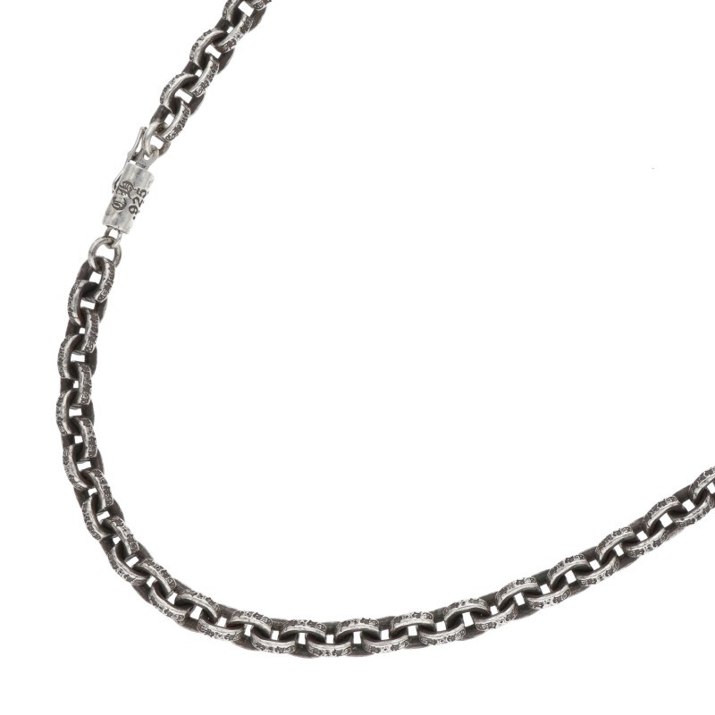 クロムハーツ Chrome Hearts　 サイズ:30inch PAPER CHAIN 30 ペーパーチェーン30inch シルバーネックレス(シルバー 61.02g)【603062】【NO05】【小物】【中古】bb390#rinkan*B
