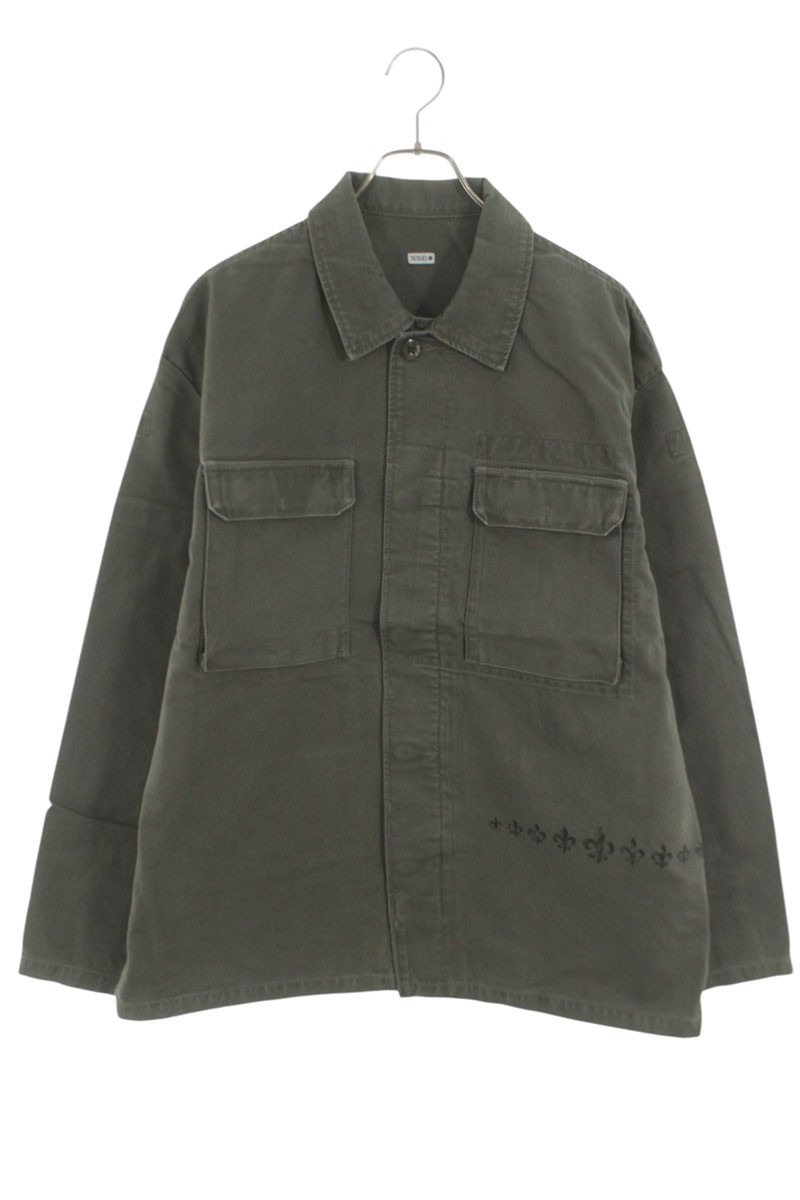 シークエル SEQUEL サイズ:XL  25SS  SQ-25SS-JK-03 ミリタリージャケット(カーキ)【313062】【BS99】【メンズ】【中古】bb18#rinkan*S