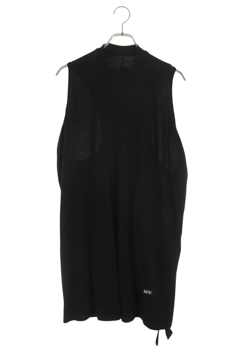 ダークシャドウ DRKSHDW　 サイズ:S 21SS DU21S2154-RN 裾パッチノースリーブカットソー(ブラック)【103062】【SS13】【メンズ】【中古】bb87#rinkan*B