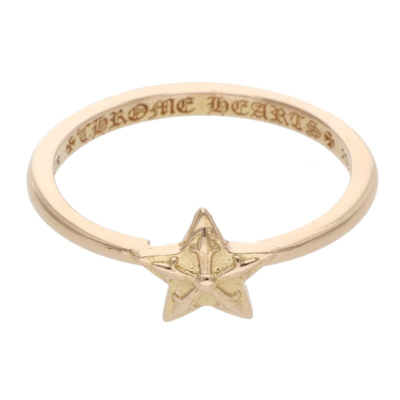 クロムハーツ Chrome Hearts　 サイズ:11.5号 22K BUBBLGM STAR 22Kバブルガムスター ゴールドリング(イエローゴールド 2.51g)【303062】【SJ02】【小物】【中古】bb419#rinkan*B
