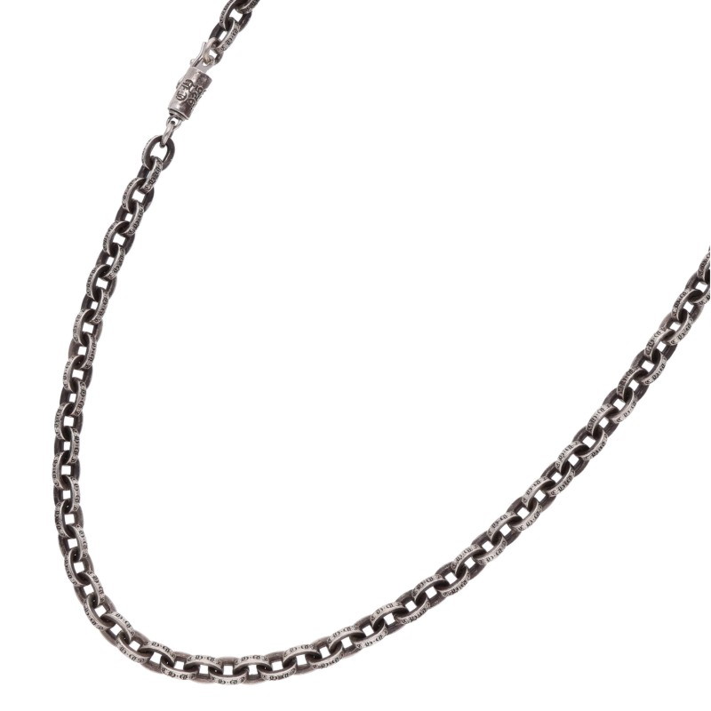 クロムハーツ Chrome Hearts　 サイズ:30inch PAPER CHAIN 30 ペーパーチェーン30inch シルバーネックレス(シルバー 47.07g)【303062】【SJ02】【小物】【中古】bb17#rinkan*S