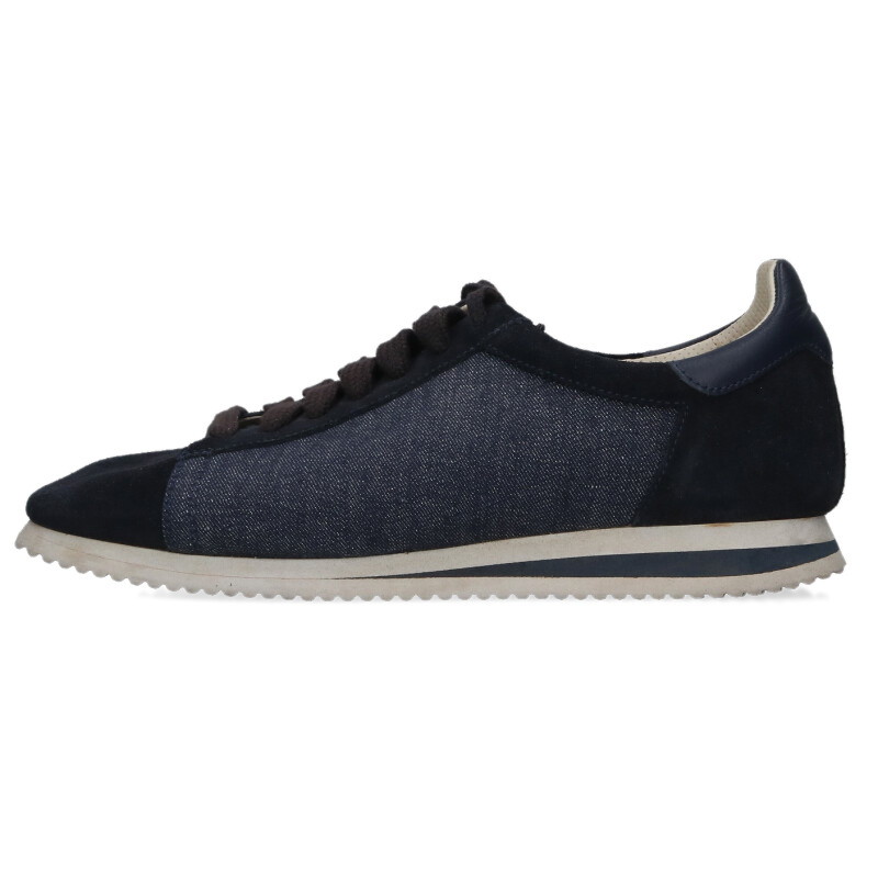 ブルネロクチネリ BRUNELLO CUCINELLI　 サイズ:39 ローカットスニーカー(ネイビー)【803062】【BS99】【メンズ】【小物】【中古】bb359#rinkan*B