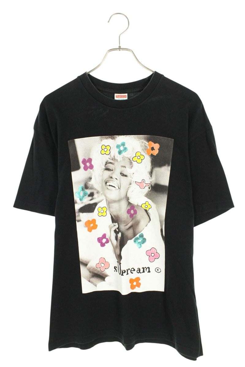 シュプリーム SUPREME　 サイズ:L Naomi Tee フォトプリントTシャツ(ブラック)【403062】【SB01】【メンズ】【中古】bb127#rinkan*B