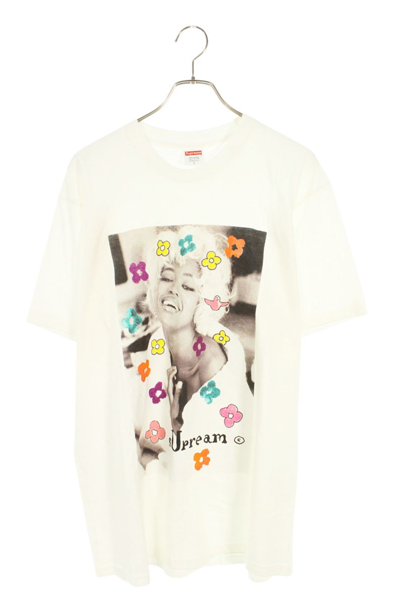 シュプリーム SUPREME　 サイズ:L Naomi Tee フォトプリントTシャツ(ホワイト)【503062】【OM10】【メンズ】【中古】bb127#rinkan*A